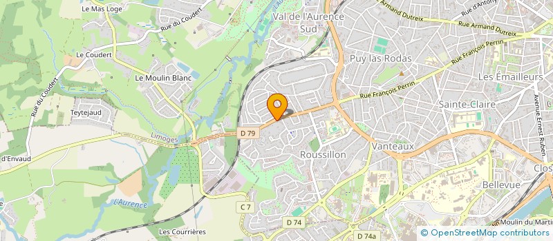 localisation de l'entreprise SYNDICAT COPROPRIETE MOUNET SULLY à LIMOGES