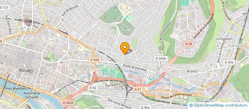 localisation de l'entreprise SYNDICAT COPROPRIETE ORNAY à ROUEN