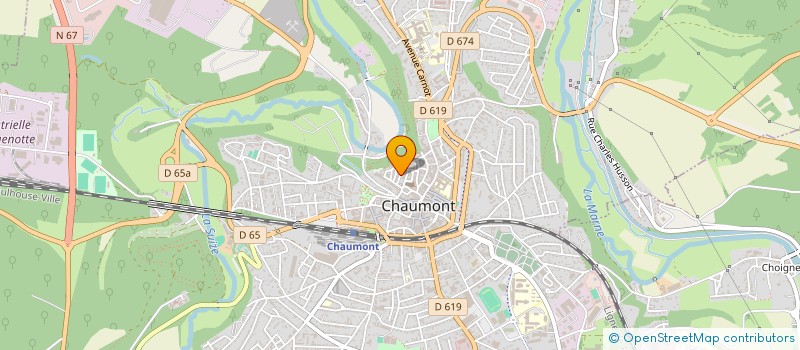 localisation de l'entreprise SYNDICAT COPROPRIETE OUDINOT à CHAUMONT