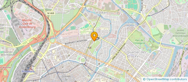 localisation de l'entreprise SYNDICAT COPROPRIETE PARC CONTADES à STRASBOURG