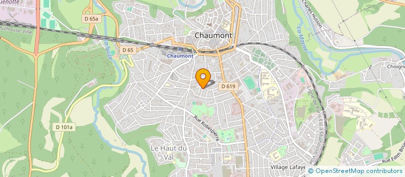 localisation de l'entreprise SYNDICAT COPROPRIETE PARISOT à CHAUMONT