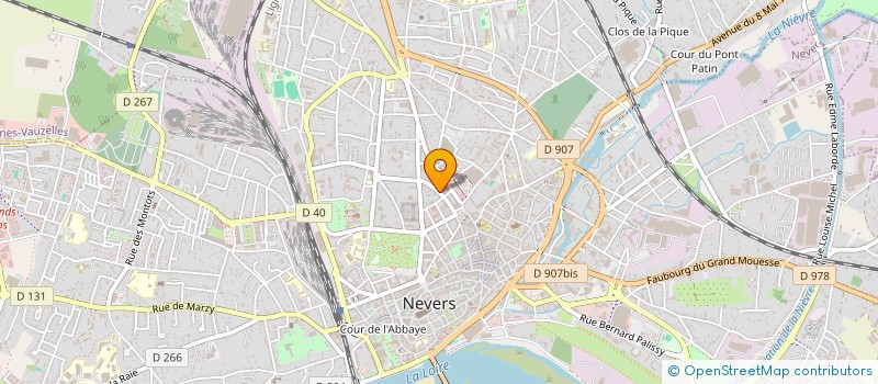 localisation de l'entreprise SYNDICAT COPROPRIETE PASTEUR à NEVERS