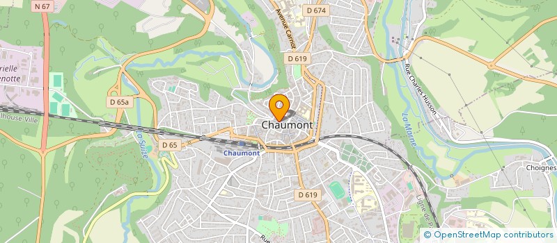 localisation de l'entreprise SYNDICAT COPROPRIETE PASTEUR  CHAUMONT