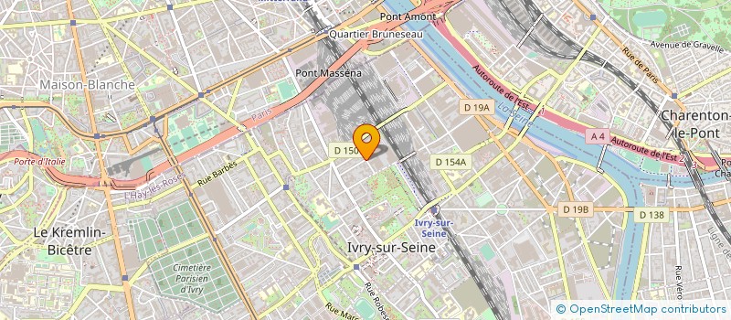 localisation de l'entreprise SYNDICAT COPROPRIETE PAUL MAZY à IVRY-SUR-SEINE