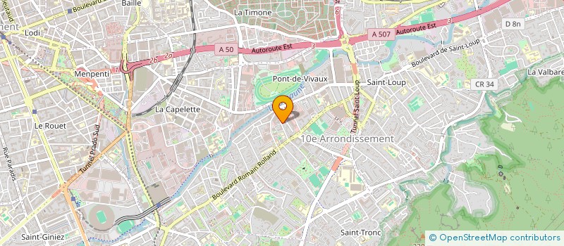 localisation de l'entreprise SYNDICAT COPROPRIETE PETIT NICOLAS à MARSEILLE