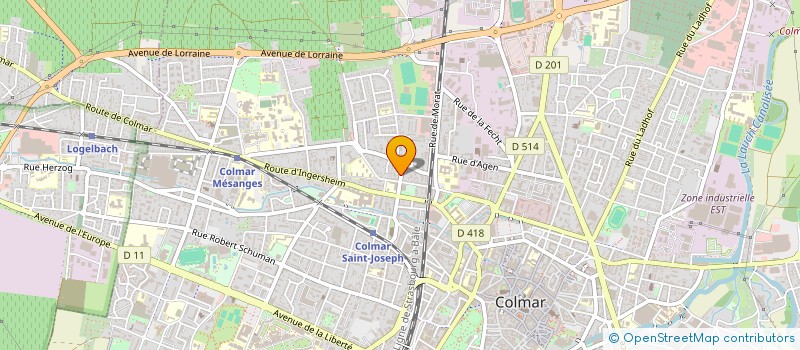 localisation de l'entreprise SYNDICAT COPROPRIETE PFEFFEL  COLMAR