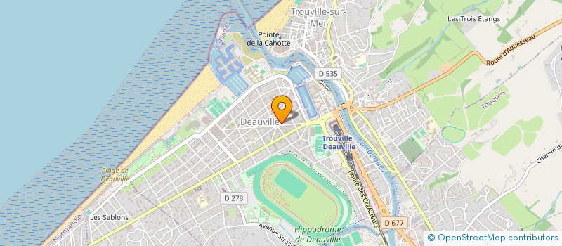 localisation de l'entreprise SYNDICAT COPROPRIETE PLACE MORNY 2-4  DEAUVILLE