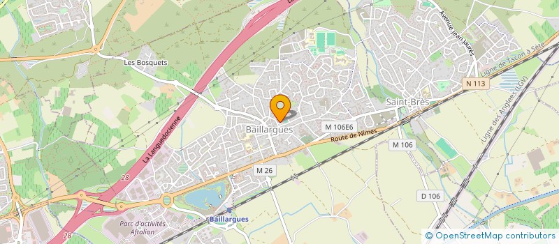 localisation de l'entreprise SYNDICAT COPROPRIETE PLAN DES TAUREAUX à BAILLARGUES