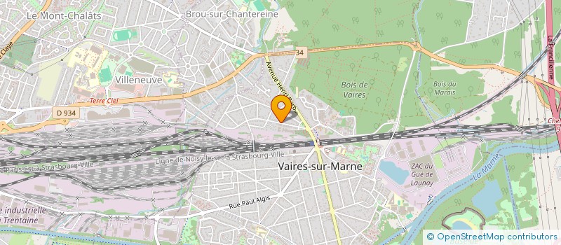 localisation de l'entreprise SYNDICAT COPROPRIETE PLEIN SOLEIL  VAIRES-SUR-MARNE