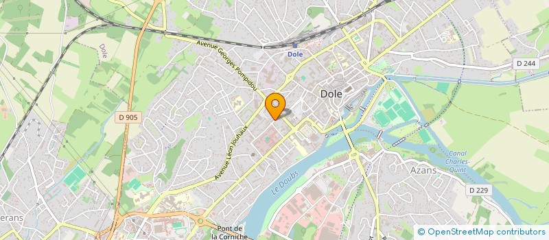 localisation de l'entreprise SYNDICAT COPROPRIETE PLUMONT  DOLE