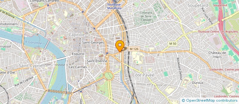 localisation de l'entreprise SYNDICAT COPROPRIETE PONT GUILHEMERY à TOULOUSE