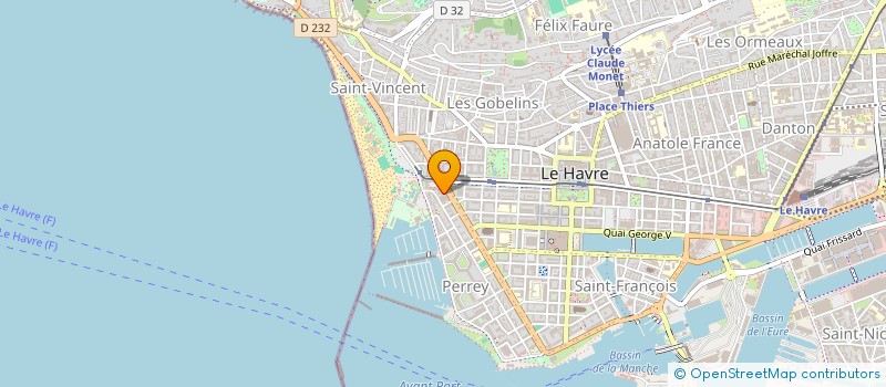 localisation de l'entreprise SYNDICAT COPROPRIETE PORTE OCEANE à LE HAVRE