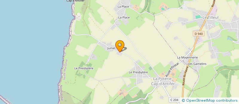 localisation de l'entreprise SYNDICAT COPROPRIETE POTERIE  CRIQUETOT L'ESNEVAL