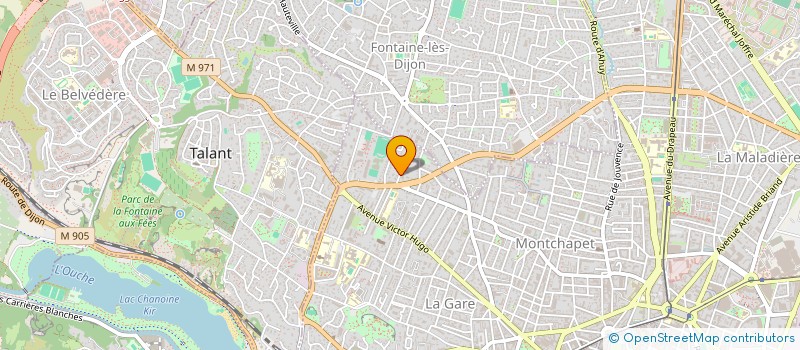 localisation de l'entreprise SYNDICAT COPROPRIETE PROCOPE  DIJON