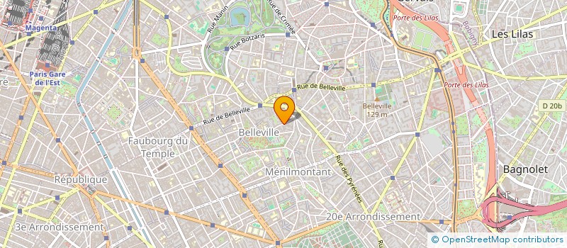 localisation de l'entreprise SYNDICAT COPROPRIETE R DES ENVIERGES  PARIS