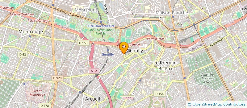 localisation de l'entreprise SYNDICAT COPROPRIETE RAYMOND LEFEBVRE à GENTILLY