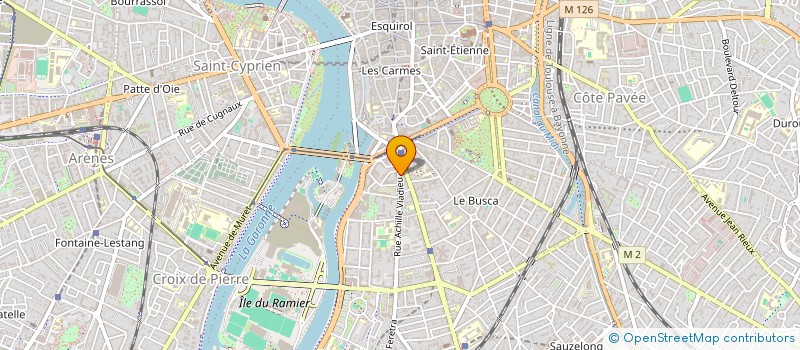 localisation de l'entreprise SYNDICAT COPROPRIETE RES ACHILLE VIADIEU à TOULOUSE