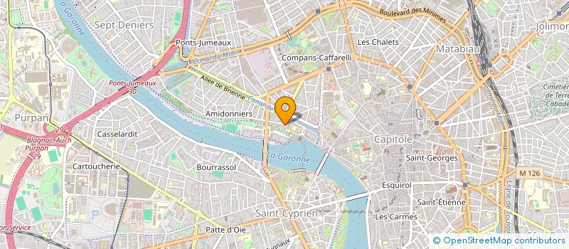 localisation de l'entreprise SYNDICAT COPROPRIETE RES CAROLINE  TOULOUSE
