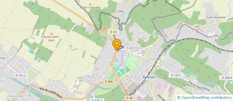 localisation de l'entreprise SYNDICAT COPROPRIETE RES DES CINEMAS à EPERNON