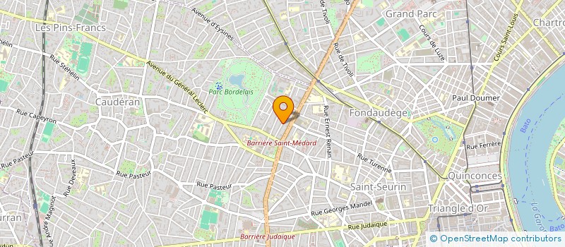 localisation de l'entreprise SYNDICAT COPROPRIETE RES JOURDAN  BORDEAUX