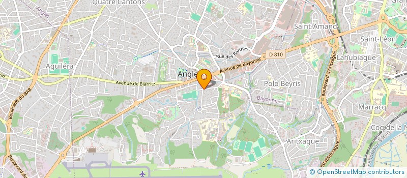 localisation de l'entreprise SYNDICAT COPROPRIETE RES LA CASCADE  ANGLET