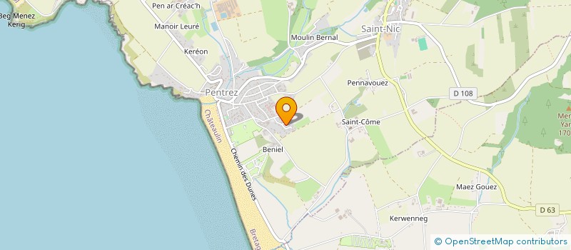 localisation de l'entreprise SYNDICAT COPROPRIETE RES LA PLAGE  SAINT-NIC