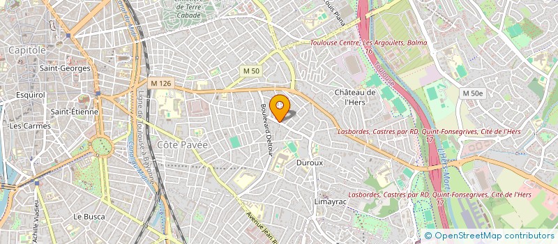 localisation de l'entreprise SYNDICAT COPROPRIETE RES LES BEGUINES à TOULOUSE