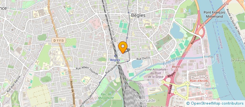 localisation de l'entreprise SYNDICAT COPROPRIETE RES LES CEDRES à BEGLES