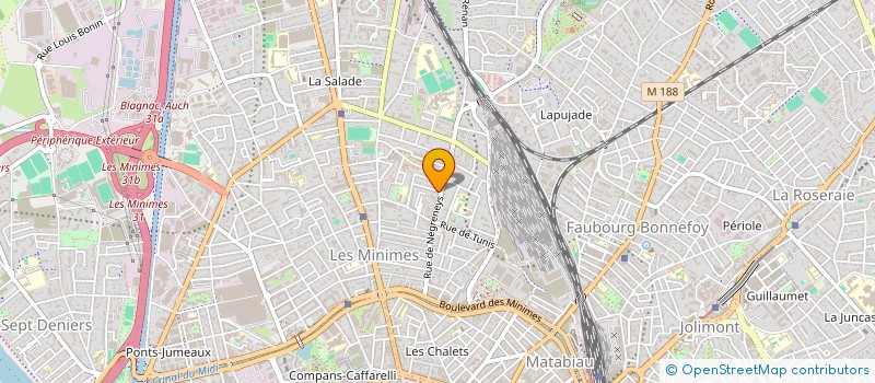 localisation de l'entreprise SYNDICAT COPROPRIETE RES LES FAUVETTES à TOULOUSE