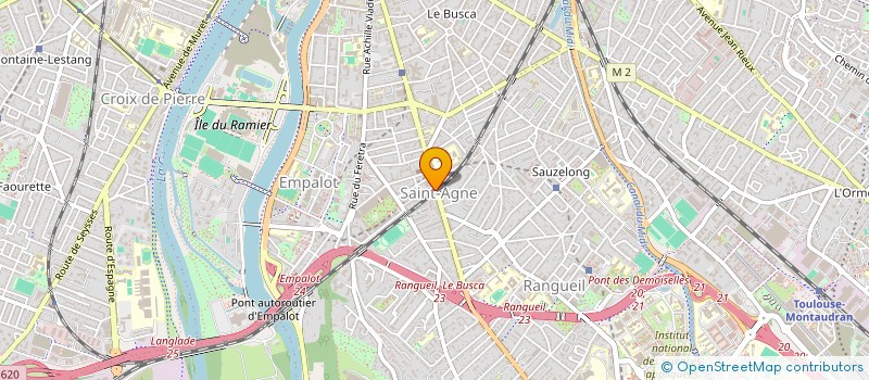 localisation de l'entreprise SYNDICAT COPROPRIETE RES PARC ST AGNE à TOULOUSE