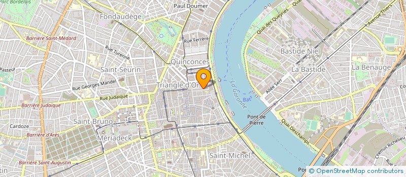 localisation de l'entreprise SYNDICAT COPROPRIETE RES PELOUSE DOUET  BORDEAUX