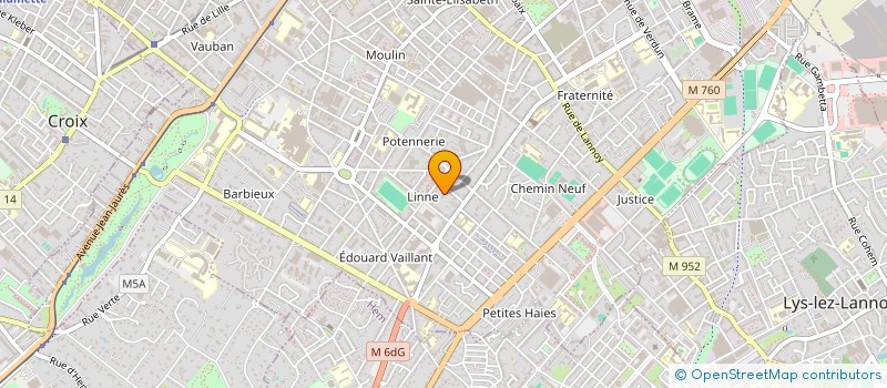 localisation de l'entreprise SYNDICAT COPROPRIETE RES PETITE VIGNE à ROUBAIX