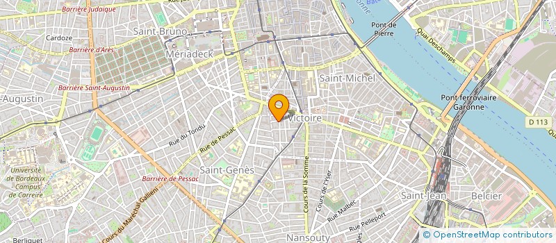 localisation de l'entreprise SYNDICAT COPROPRIETE RES SAUTEYRON  BORDEAUX