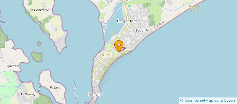 localisation de l'entreprise SYNDICAT COPROPRIETE RES. TREVEN  ILE-TUDY