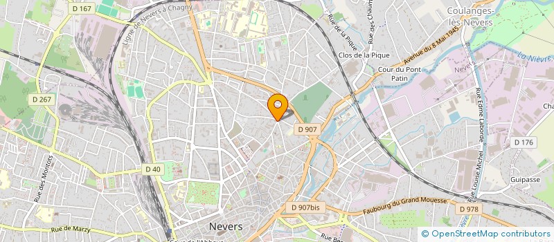 localisation de l'entreprise SYNDICAT COPROPRIETE RESID CHARLES ROY à NEVERS