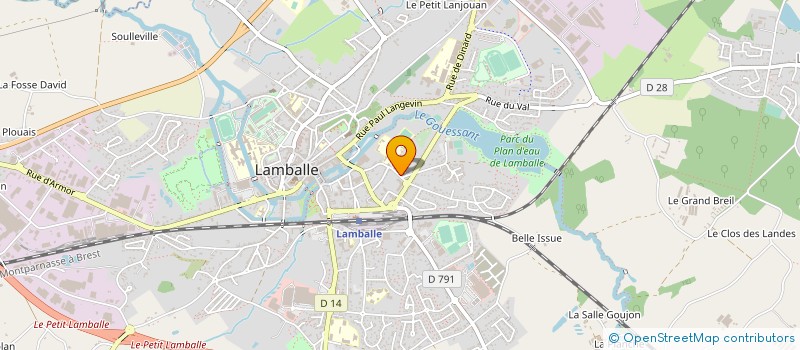 localisation de l'entreprise SYNDICAT COPROPRIETE RESIDEN ST GUILLAUM à LAMBALLE-ARMOR