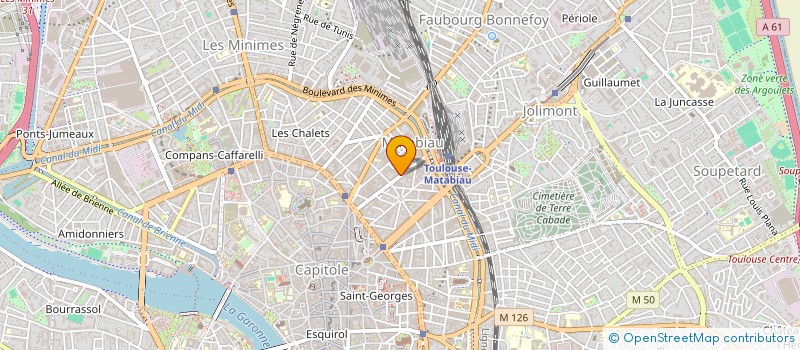 localisation de l'entreprise SYNDICAT COPROPRIETE RESIDENCE BAYARD à TOULOUSE