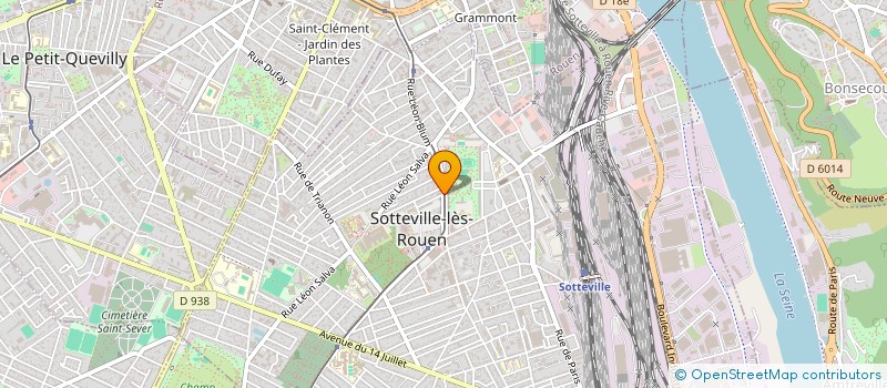 localisation de l'entreprise SYNDICAT COPROPRIETE RESIDENCE BOURGOGNE à SOTTEVILLE-LES-ROUEN