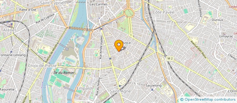 localisation de l'entreprise SYNDICAT COPROPRIETE RESIDENCE BUSCA  TOULOUSE