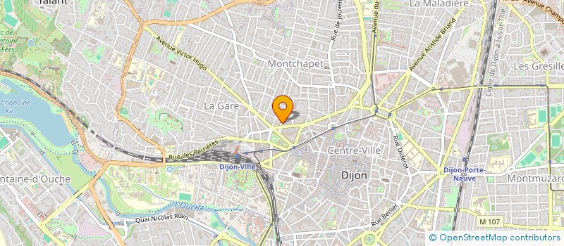 localisation de l'entreprise SYNDICAT COPROPRIETE RESIDENCE CELLERIER  DIJON