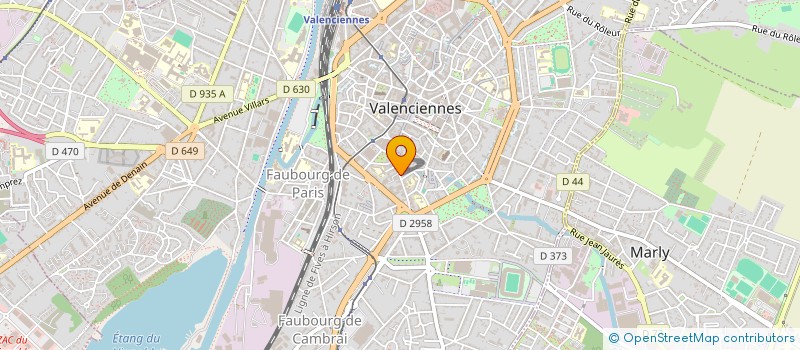 localisation de l'entreprise SYNDICAT COPROPRIETE RESIDENCE CHAILLET à VALENCIENNES