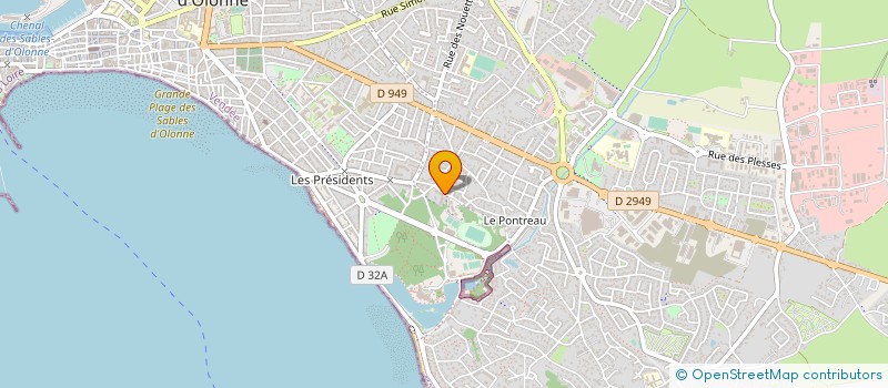 localisation de l'entreprise SYNDICAT COPROPRIETE RESIDENCE CHATEAU à LES SABLES D'OLONNE