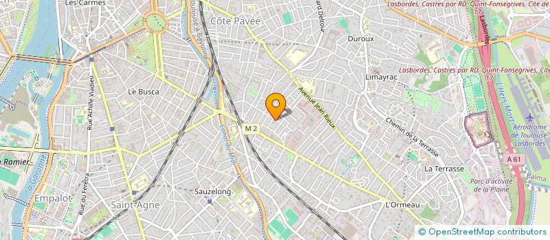 localisation de l'entreprise SYNDICAT COPROPRIETE RESIDENCE CLARETIES à TOULOUSE