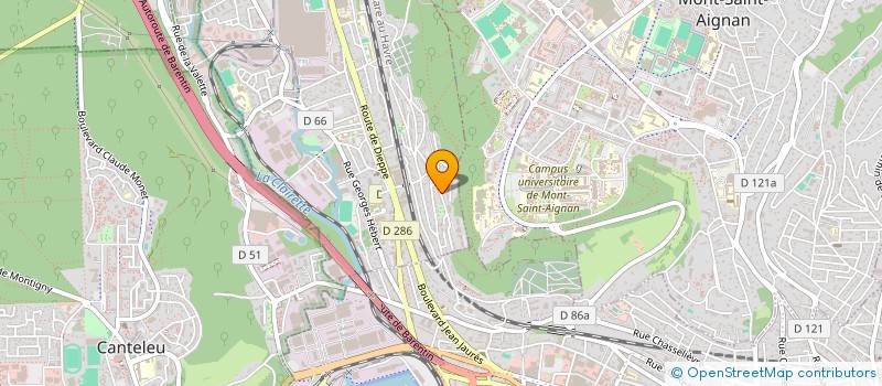 localisation de l'entreprise SYNDICAT COPROPRIETE RESIDENCE COLLINE  DEVILLE-LES-ROUEN