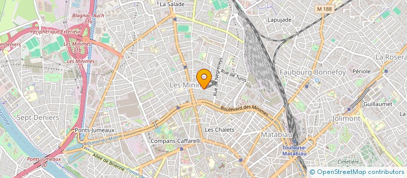 localisation de l'entreprise SYNDICAT COPROPRIETE RESIDENCE CONDEAU à TOULOUSE