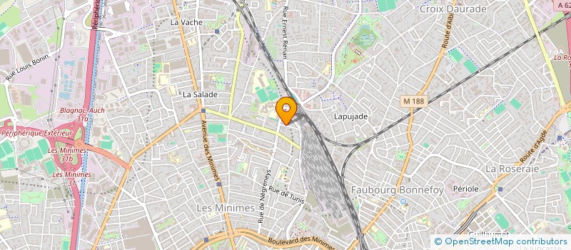 localisation de l'entreprise SYNDICAT COPROPRIETE RESIDENCE CORDEAU à TOULOUSE