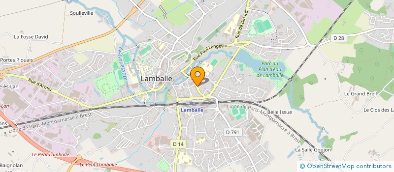 localisation de l'entreprise SYNDICAT COPROPRIETE RESIDENCE DU CENTRE à LAMBALLE-ARMOR