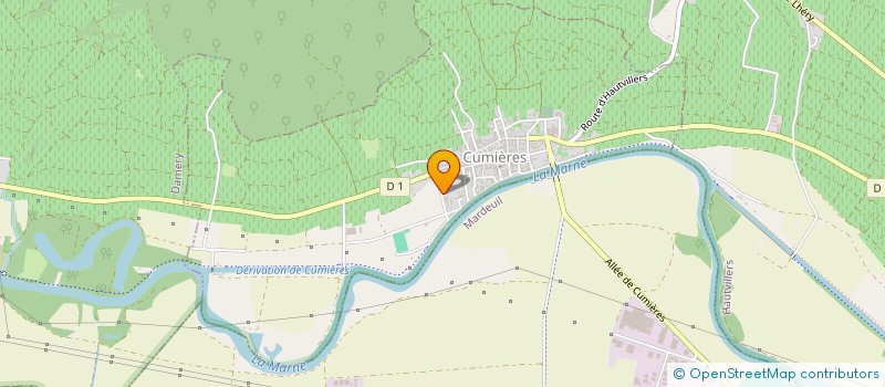localisation de l'entreprise SYNDICAT COPROPRIETE RESIDENCE DU JARD  CUMIERES