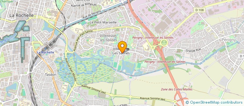 localisation de l'entreprise SYNDICAT COPROPRIETE RESIDENCE DU LAC  LA ROCHELLE