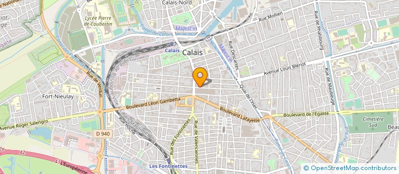 localisation de l'entreprise SYNDICAT COPROPRIETE RESIDENCE DU TEMPLE  CALAIS